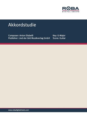 cover image of Akkordstudie